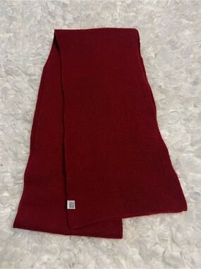 Portolano 100% Cashmere Scarf Red Unisex